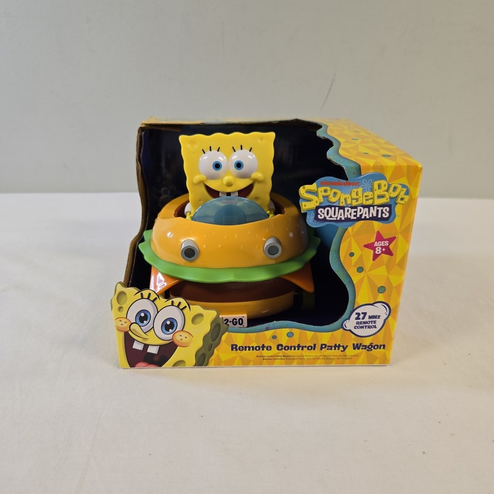 SpongeBob SquarePants Patty Wagon 5.5" Remote Control Collectible Vehicle NEW
